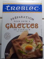 Mängden socker i Préparation pour pâte à galettes de sarrasin