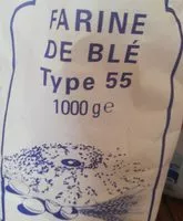 Mängden socker i Farine de blé type 55