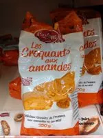 Mängden socker i Castellane biscuiterie croquants amandes et miel sachet