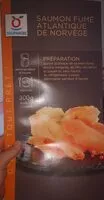 Mängden socker i Saumon fumé Atlantique de Norvège