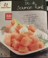 Mängden socker i Dés de saumon fumé