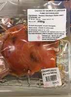 Mängden socker i Chutes de Saumon Atlantique fumé décongelées