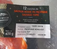 Mängden socker i Saumon fumé rouge du Pacifique