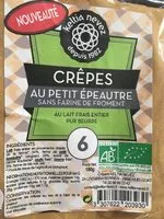 Mängden socker i 6 Crêpes au petit épeautre