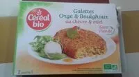 Mängden socker i Galettes Orge & Boulghour au chèvre & miel