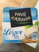Mängden socker i Pavé d'Affinois Léger