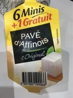 Mängden socker i Pavé d'affinois