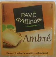 Mängden socker i Fromage au lait pasteurisé PAVE D'AFFINOIS ambré, 30% MG