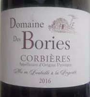 Mängden socker i Domaine des Bories - Corbières AOP