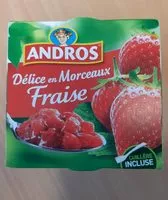 Mängden socker i Délice en morceaux Fraise
