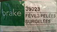 Mängden socker i Fèves pelées surgelées