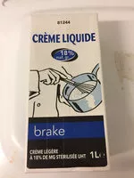 Mängden socker i Crème liquide