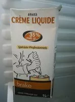 Mängden socker i Crème liquide