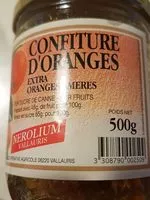 Mängden socker i Confiture d'oranges amères