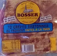 Mängden socker i 12 Crêpes Bretonnes au froment faites à la main