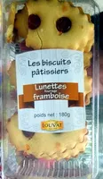 Mängden socker i Lunettes fourrage framboise
