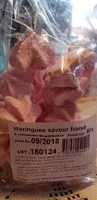 Mängden socker i Meringues Saveur Fraise