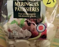 Mängden socker i Meringues Pâtissières saveur Vanille
