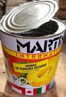 Mängden socker i Ananas en tranches entieres