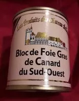 Mängden socker i Bloc de Foie Gras de Canard du Sud-Ouest