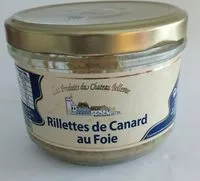 Mängden socker i Rillettes de canard au foie