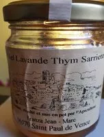 Mängden socker i Miel Lavande Thym sarriette