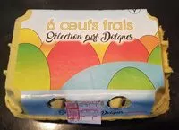 Mängden socker i Oeufs frais