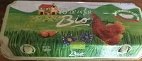 Mängden socker i Oeufs bio élevé en plein air