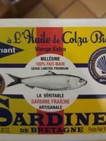 Mängden socker i Sardine a L'huile De Colza Bio