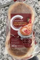 Mängden socker i Whole wheat english muffin