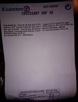 Mängden socker i Croissant