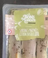 Mängden socker i Sardines marinées