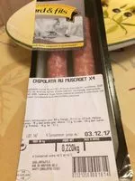 Mängden socker i Chipolata au muscadet