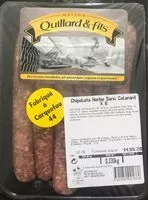 Mängden socker i Chipolata herbe sans colorant x6