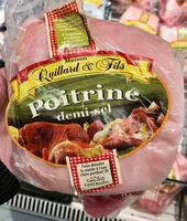 Mängden socker i Poitrine demi-sel
