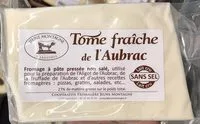 Mängden socker i Tome fraîche de l'Aubrac