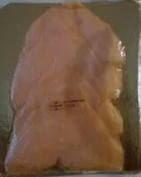 Mängden socker i Saumon Atlantique fumé Norvège decongelé