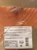 Mängden socker i Saumon altlantique Fumé