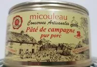 Mängden socker i Pâté de campagne