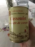 Mängden socker i Cassoulet au confit de canard