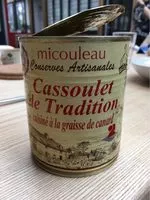 Mängden socker i Cassoulet de tradition cuisiné à la graisse de canard