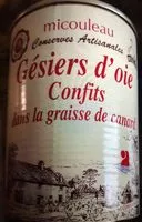 Mängden socker i Gésiers d'oie confits