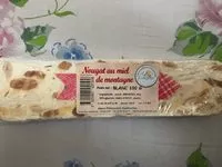 Mängden socker i Nougat au miel de montagne