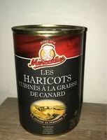 Mängden socker i Haricots blancs cuisines a la graisse de canard