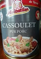 Mängden socker i Cassoulet pur porc