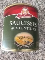 Mängden socker i Saucisse lentille