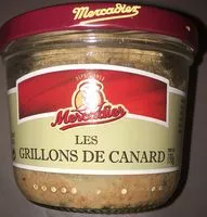 Mängden socker i Les grillons de Canard