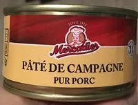 Mängden socker i Pâté de campagne Pur Porc