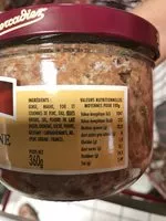 Mängden socker i Pâté de campagne pur porc