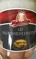 Mängden socker i Les saucisses confites